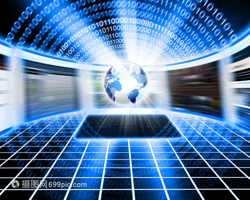 筆記本電腦屏幕全球計算機(jī)網(wǎng)絡(luò)的象征